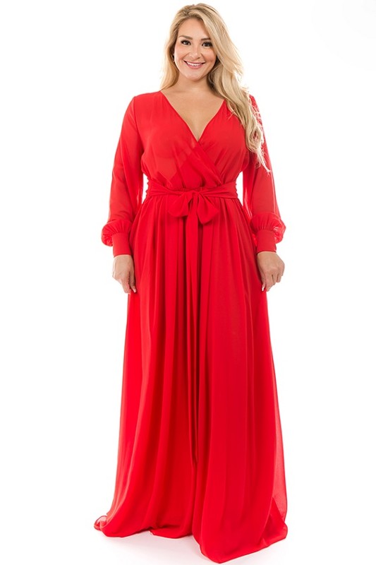 PLUS SIZE MAXI DRESS